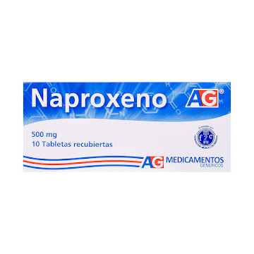 Naproxeno AG 500 mg Caja x 10 Tabletas  