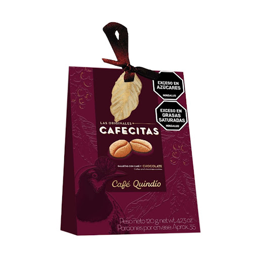 Galletas Cafecitas Café Quindío Sabor Café Y Chocolate x 120 gr
