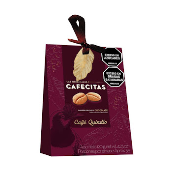 Galletas Cafecitas Café Quindío Sabor Café Y Chocolate x 120 gr  