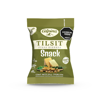 Snack Alpina Queso Deshidratado Tilsit Finas Hierbas x 23 gr  