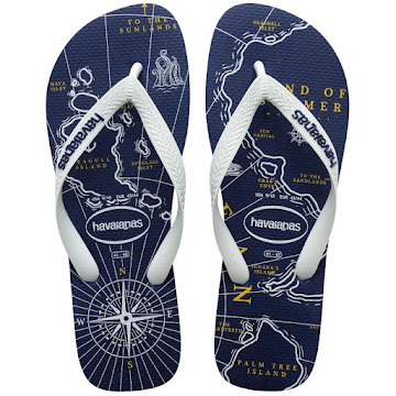Sandalias Havaianas Top   Nautical Azul T43-44 X 1 Par 