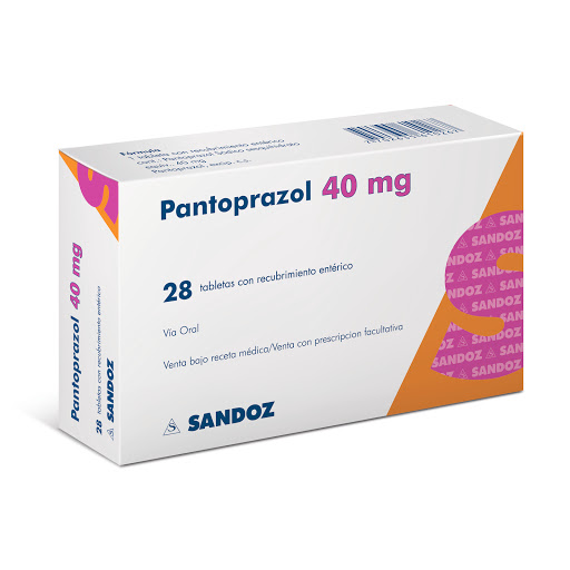 Pantoprazol 40 mg Caja x 28 Tabletas