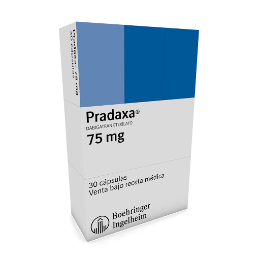 Pradaxa Dabigatran 75 mg Caja x 30 Cápsulas