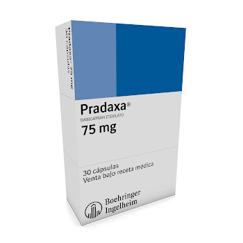 Pradaxa Dabigatran 75 mg Caja x 30 Cápsulas  