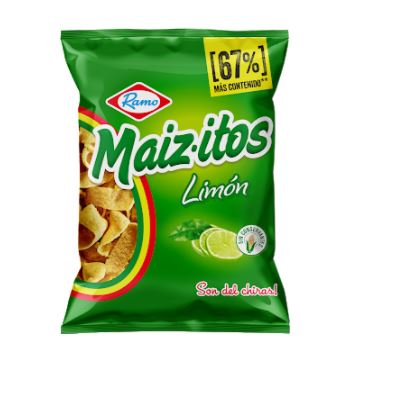 Pasabocas Maizitos Limón x 50 gr