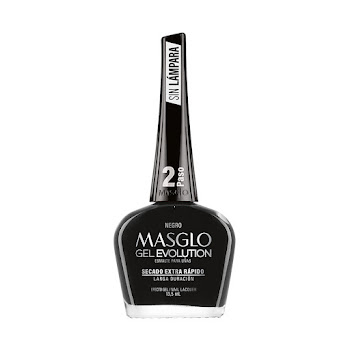 Esmalte Masglo Gel   Evolution Negro x 13.5 ml  