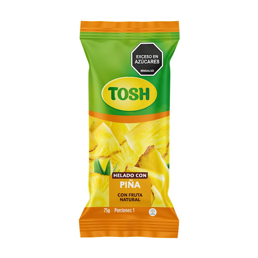 Helado Paleta Tosh Piña x 75 gr