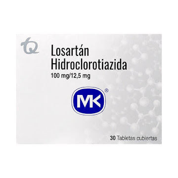 **Losartan MK HCT 100/12.5Mg Caja X 30 Tabletas   