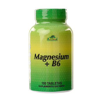 Magnesium + B6 Alfa Vitamin Frasco x 100 Tabletas  