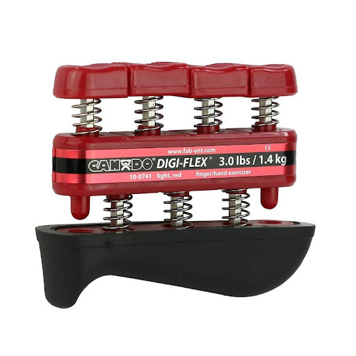 Ejercitador Mano Digiflex Red Cando  x 1 Está diseñado para fortalecer y rehabilitar cada dedo de forma independiente. Es ideal para el tratamiento de condiciones como síndrome del túnel carpiano, artritis, fracturas, lesiones de tendones y 