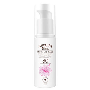 Protector Solar Hawaiian   Tropic Mineral Milk Face Tinted Spf 30 x 50 ml  
