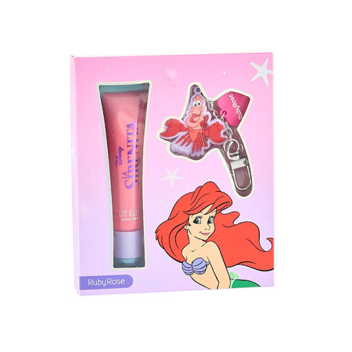 Lip Gloss Ruby Rose Coral Shine La Sirenita Caja x 15 g