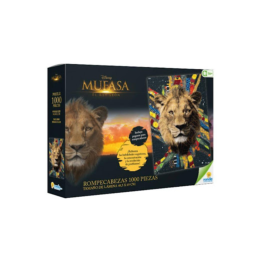 Juegos de mesa Rompecabezas X 1000 Piezas Mufasa Ronda Ronda Caja x 1 Diviértete coleccionando nuestro rompecabezas, luego utilízalo como elemento decorativo.
