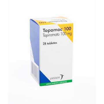 Topamac Topiramato 100 mg Janssen Caja x 28 Tabletas  