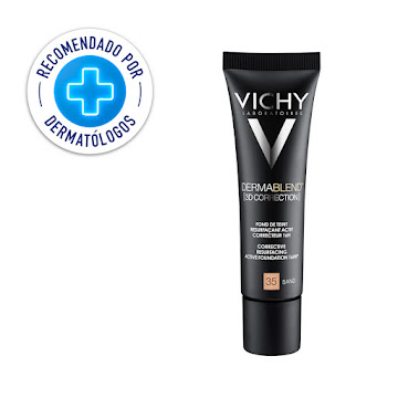 Crema Vichy Dermablend 3d Fluido Sand 35 Spf25 Oil Free x 30 ml  
