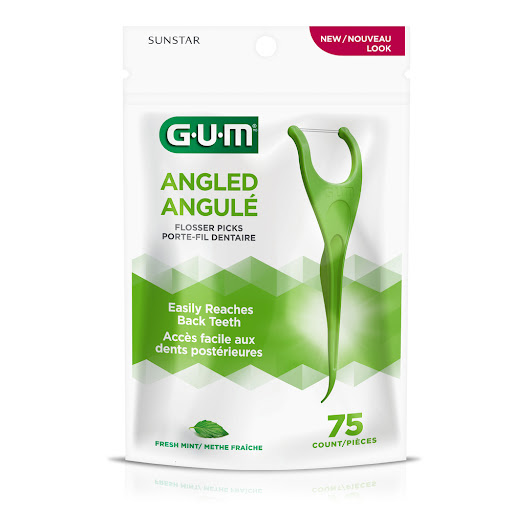 Hilo Dental Gum Sunstar Flossers Angulado x 75 und