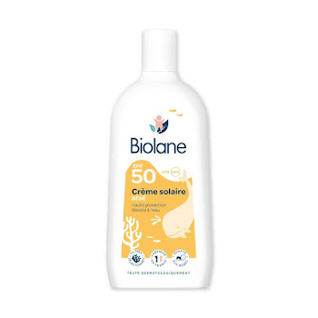 Protector Solar Biolane Para Bebé Spf50 Crema Frasco x 200 ml  