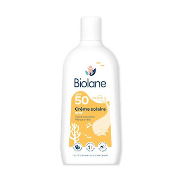 Protector Solar Biolane Para Bebé Spf50 Crema Frasco x 200 ml  