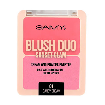 Rubor Samy Duo Sunset Glam Tono 01 Estuche x 7.4 g  