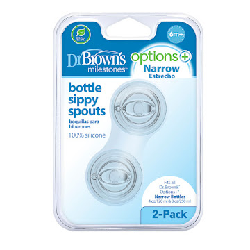 Boquilla De Transición   Dr Brown'S Options+ Boca Angosta En Silicona X 2 Unidades 