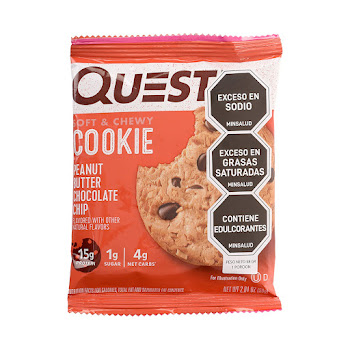 Galleta Proteína Quest Maní Con Chispas Chocolate Paquete x 58 gr  