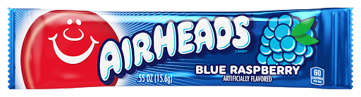Barra De Dulce Airheads Candy Morazul x 15.6 gr