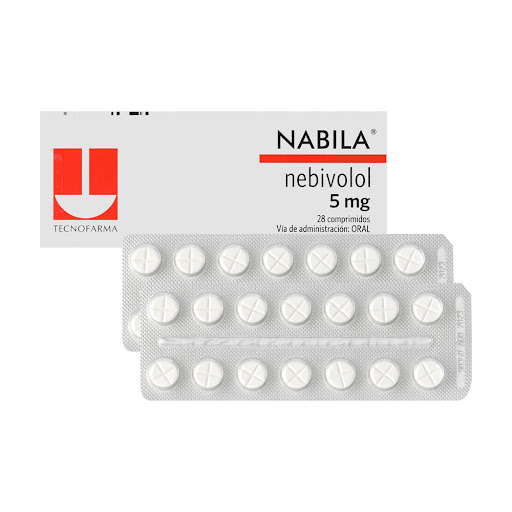 Nabila Nebivolol 5 mg Tecnofarma Caja x 28 Comprimidos