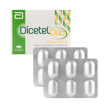 Dicetel Duo 100/300mg   Tabletas Csx12tab Lafrancol Pinaverio / Dimetico  