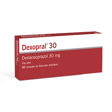 Dexopral Dexlanzoprazol 30 mg Siegfried Caja x 30 Cápsulas  