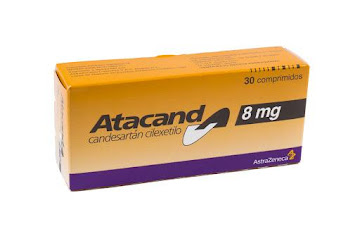 **Atacand 8Mg Comprimidos Caj.x30Com. AstraZeneca Candesartán Cilexetilo  