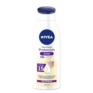 Crema Corporal Nivea Con Protección Solar FPS 15 x 400 ml  