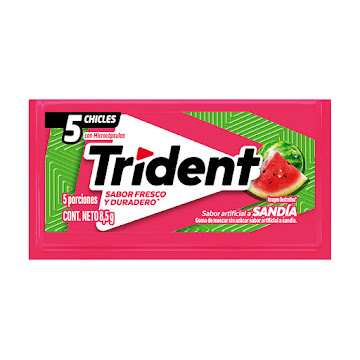 //Goma de Mascar Trident Sandia x 5Und  