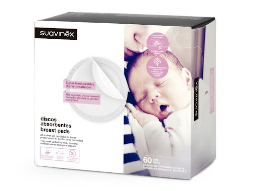 Discos Absorbentes De Lactancia 60U Suavinex Caja x 60  