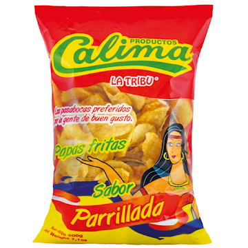 Pasabocas Papas Fritas Calima Sabor A Parrillada x 200 gr  