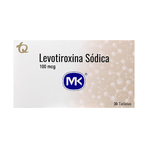 Levotiroxina Sódica 100 mcg MK Caja x 30 Tabletas