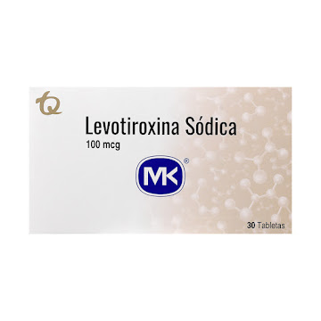 Levotiroxina Sódica 100 mcg MK Caja x 30 Tabletas  