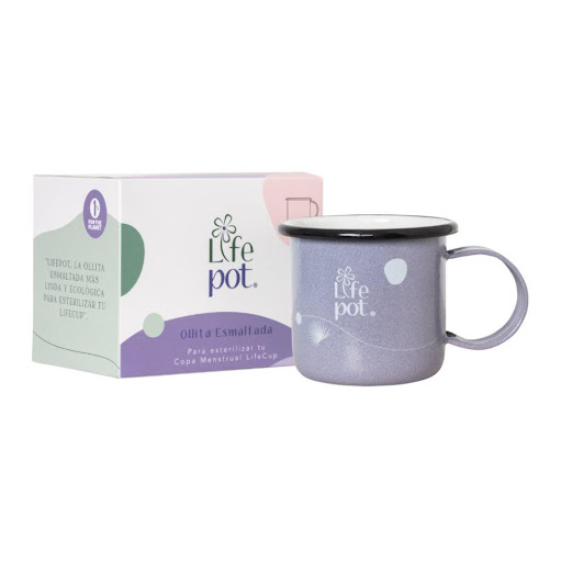 Ollita Esmaltada LifePot Caja - 1 unidad LifeCup Caja x 1 unidad x 1 und Esteriliza tu Copa Menstrual LifeCup en LifePot, la ollita esmaltada más linda.

¿Por qué amar LifePot?

- Saludable e higiénica: no permite el crecimiento de hongos ni bacterias.
- Fácil de limpiar. 