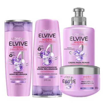 Combo Elvive Shampo + Acondicionador + Crema Peinar + Mascarilla Rutina Capilar  