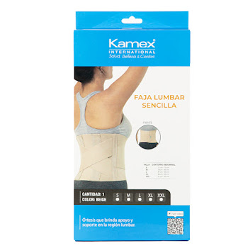 Faja Kamex Blanda Lumbar Sencilla S x 1 und  