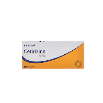 Cetirizina La Santé 10Mg Tabletas Caja X10Tab.                          