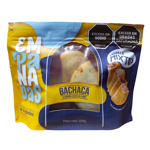 Empanadas Bachaca Mixta Paquete x 8 Unidades