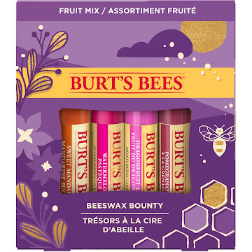 Pack Balsamo Labial Burt Bees Fruit Mix x 4 und  