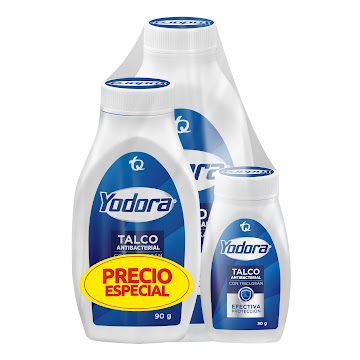 Talco Antibacterial   Yodora Oferta x 3 und  