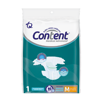 Pañal Para Adulto Content Medical Advanced Talla M x 1 und  