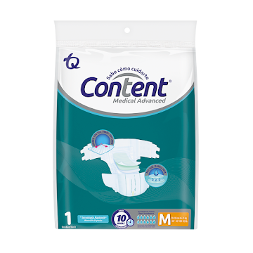 Pañal Para Adulto Content Medical Advanced Talla M x 1 und  