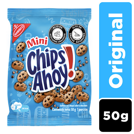 Galletas Mini Chips Ahoy! Chocolate Chips Paquete x 50 gr