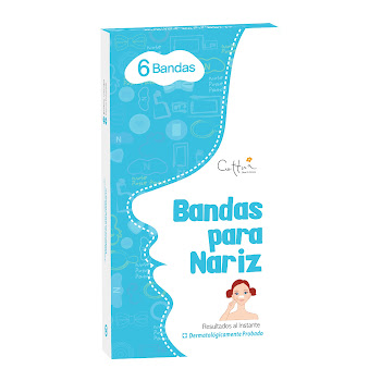 Bandas Cettua Para Nariz Limpia Y Suave x 6 und  