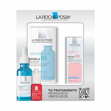 Tratamiento Reparador La Roche Pack Antiedad Serum Hyalu B5 + Mini Serum Retinol B3 La Roche x 10 ml  