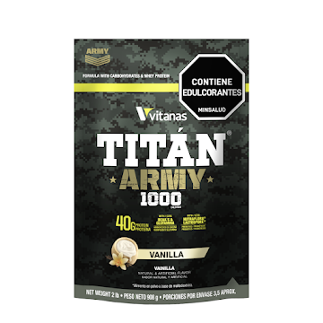 Proteína Titan Army Sabor Vainilla Bolsa x 908 gr  