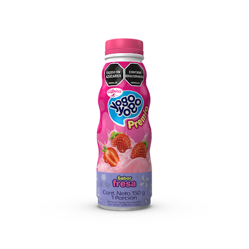 Yogurt Yogo Yogo Premio Fresa Botella x 150 gr